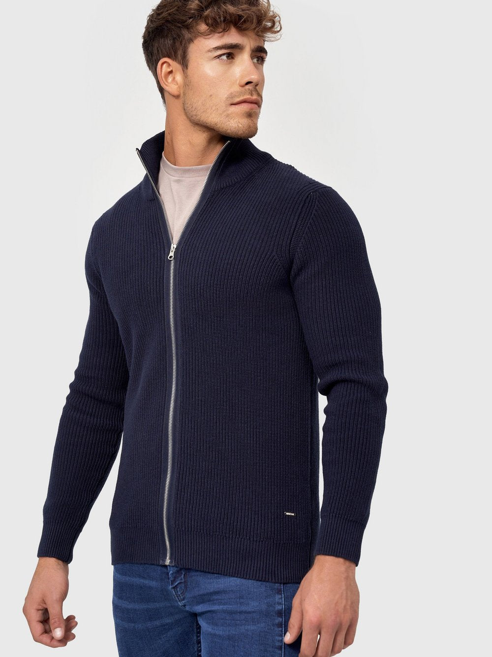 Indicode Strickjacke Herren Baumwolle