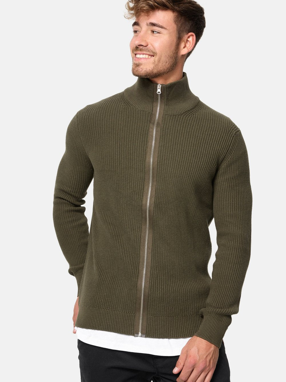 Indicode Strickjacke Herren Baumwolle