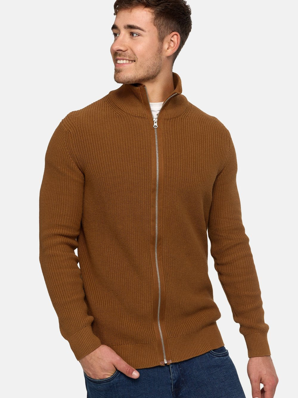 Indicode Strickjacke Herren Baumwolle