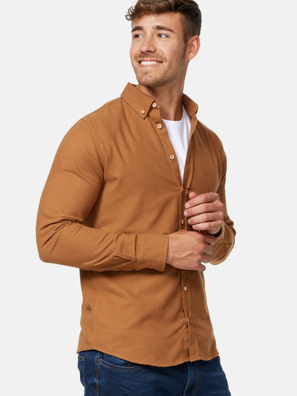 Indicode Hemd Langarm Herren Regular Fit Baumwolle