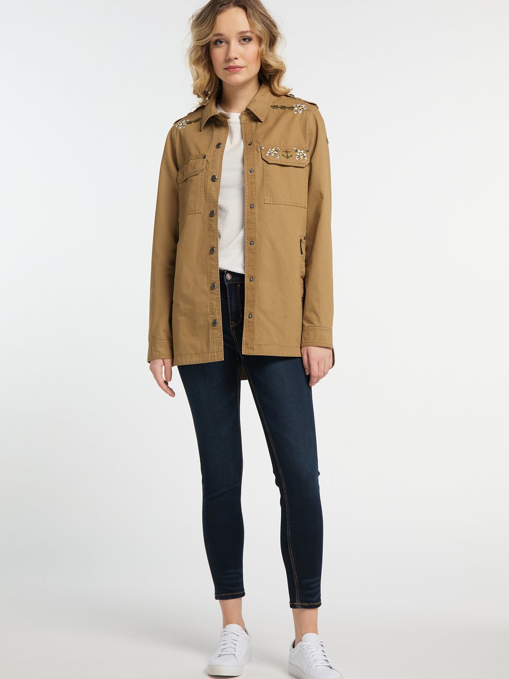 Dreimaster leichte Jacke Damen Baumwolle