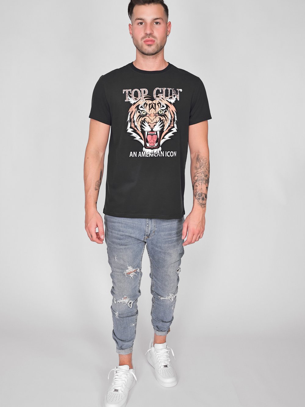 Topgun T-Shirt Herren Baumwolle