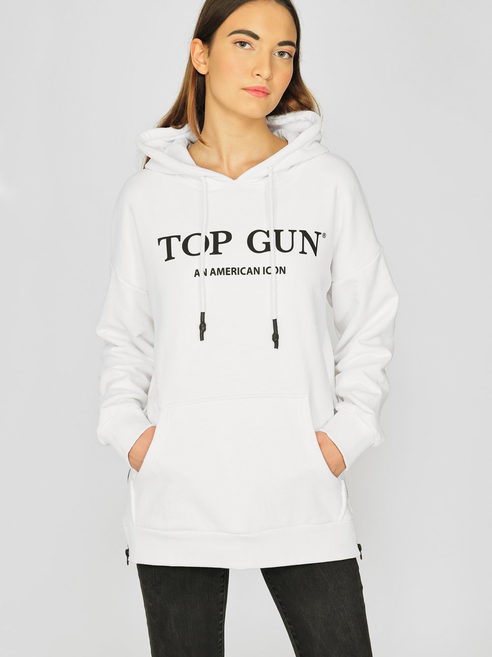 Topgun Hoodie Damen Baumwolle