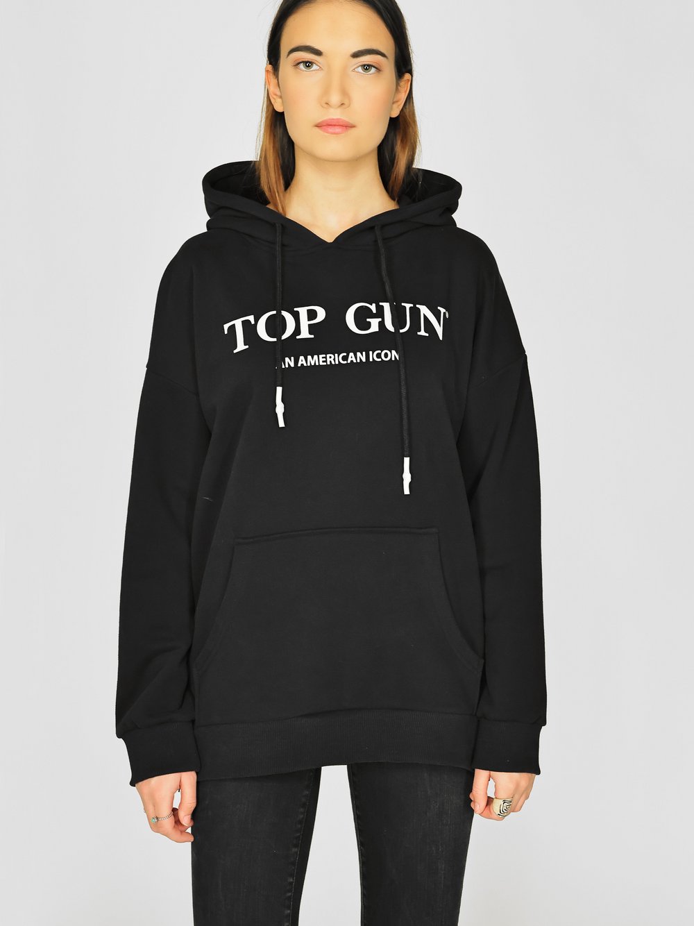 Topgun Hoodie Damen Baumwolle