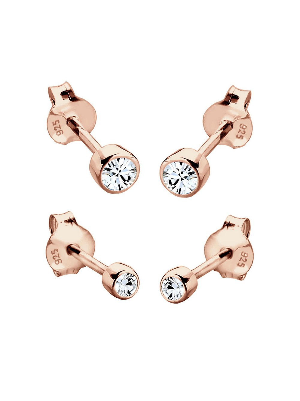 Elli Ohrringe Damen Sterlingsilber roségold