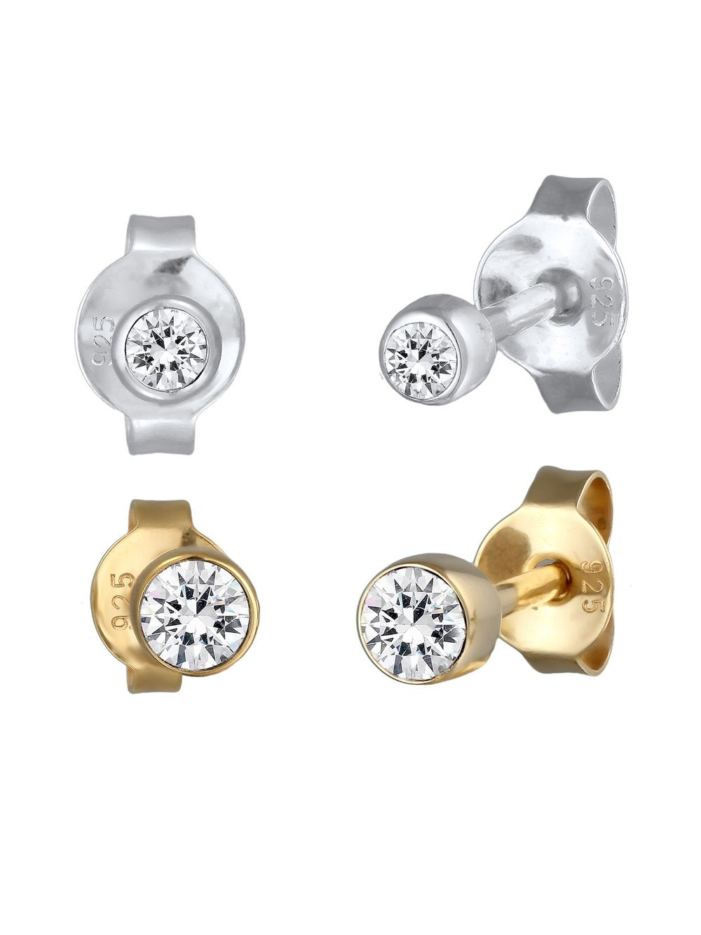 Elli Ohrringe Damen Sterlingsilber roségold