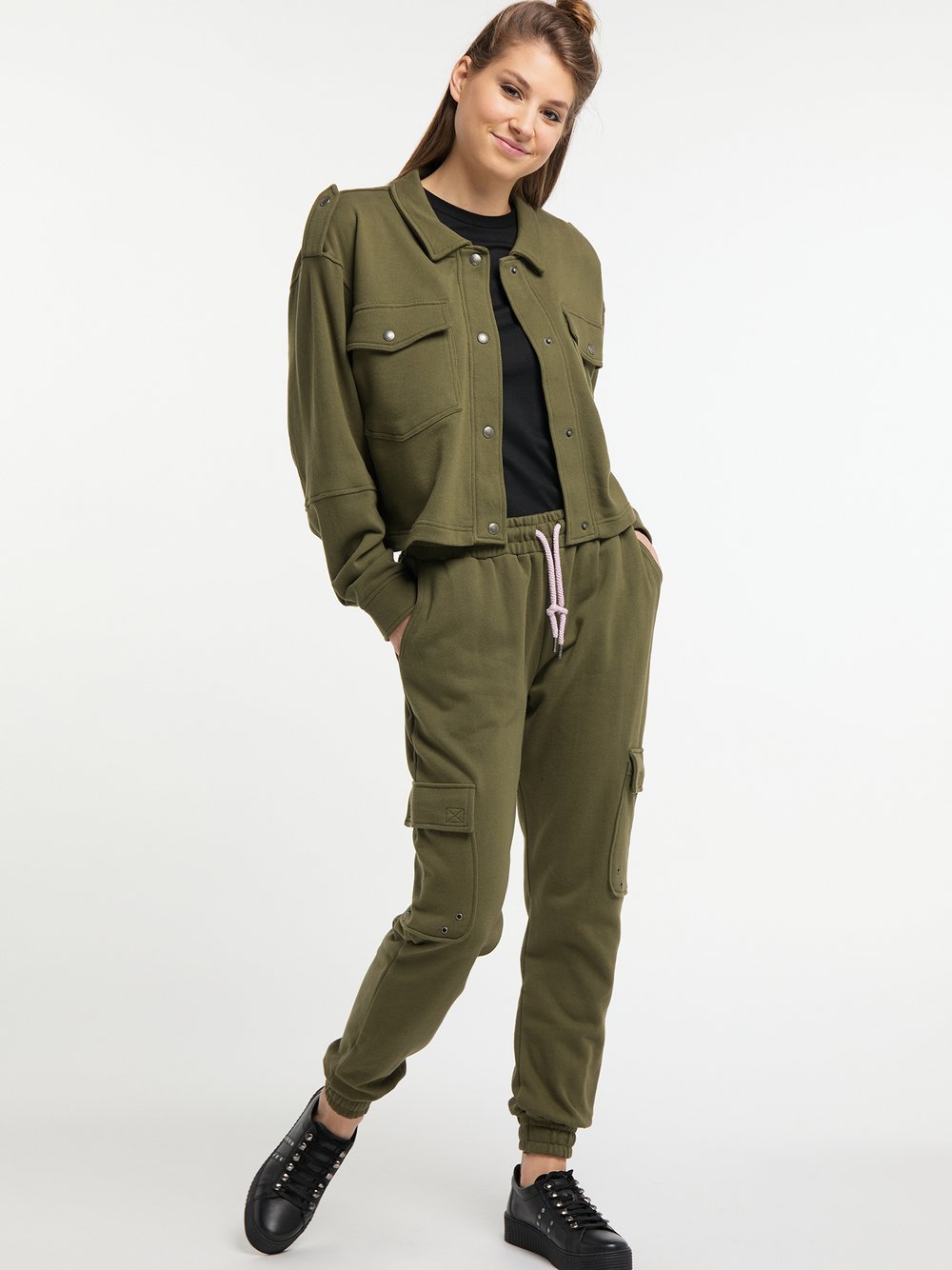 MyMo Sweatjacke Damen Baumwolle