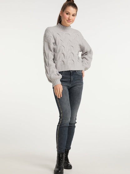 MyMo Strickpullover Damen gemustert
