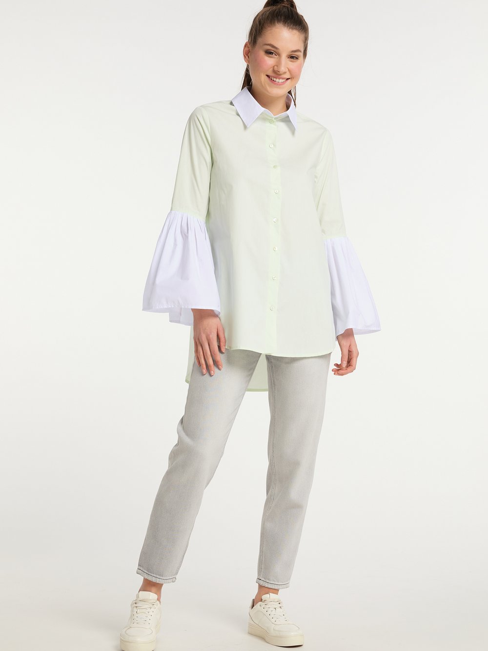 MyMo Bluse Damen Baumwolle