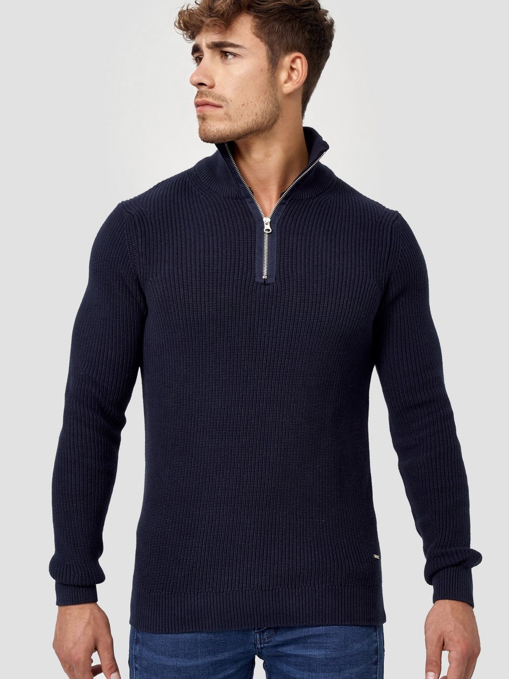 Indicode Strickpullover Herren Baumwolle