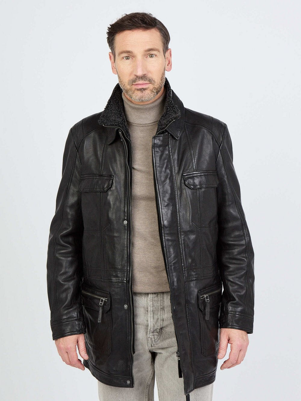 JCC Ledermantel Herren