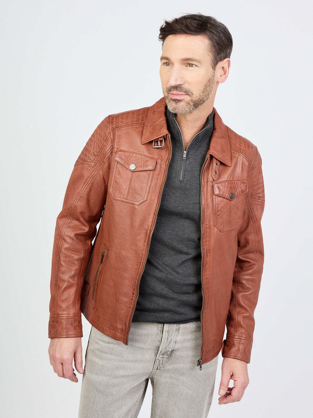 JCC Lederjacke Herren