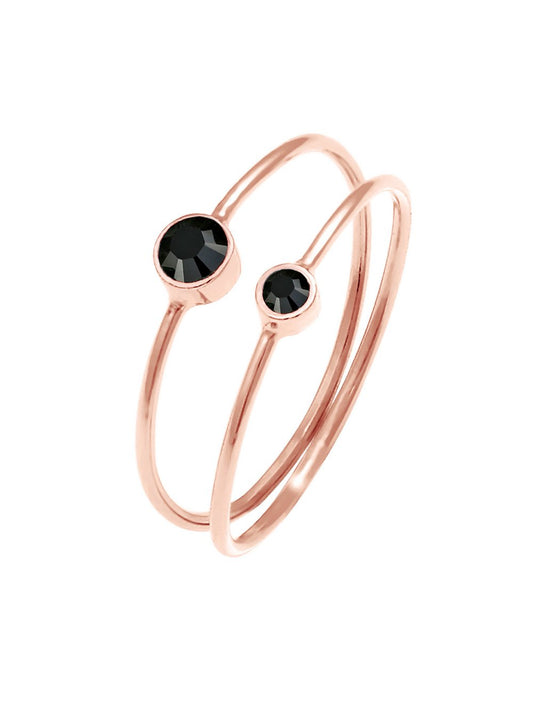 Elli Ring Damen Sterlingsilber roségold