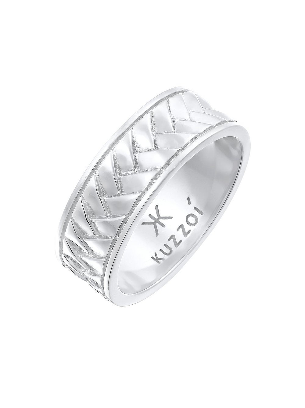KUZZOI Ring Herren Sterlingsilber