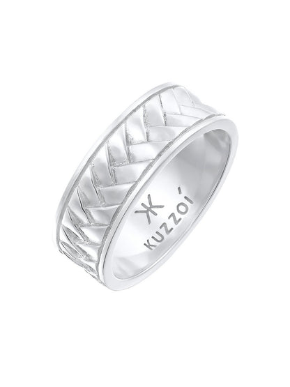 KUZZOI Ring Herren Sterlingsilber