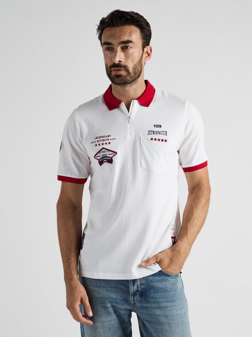 JCC Poloshirt Herren Baumwolle