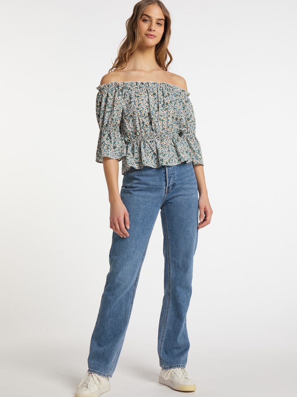 MyMo Bluse Damen gemustert