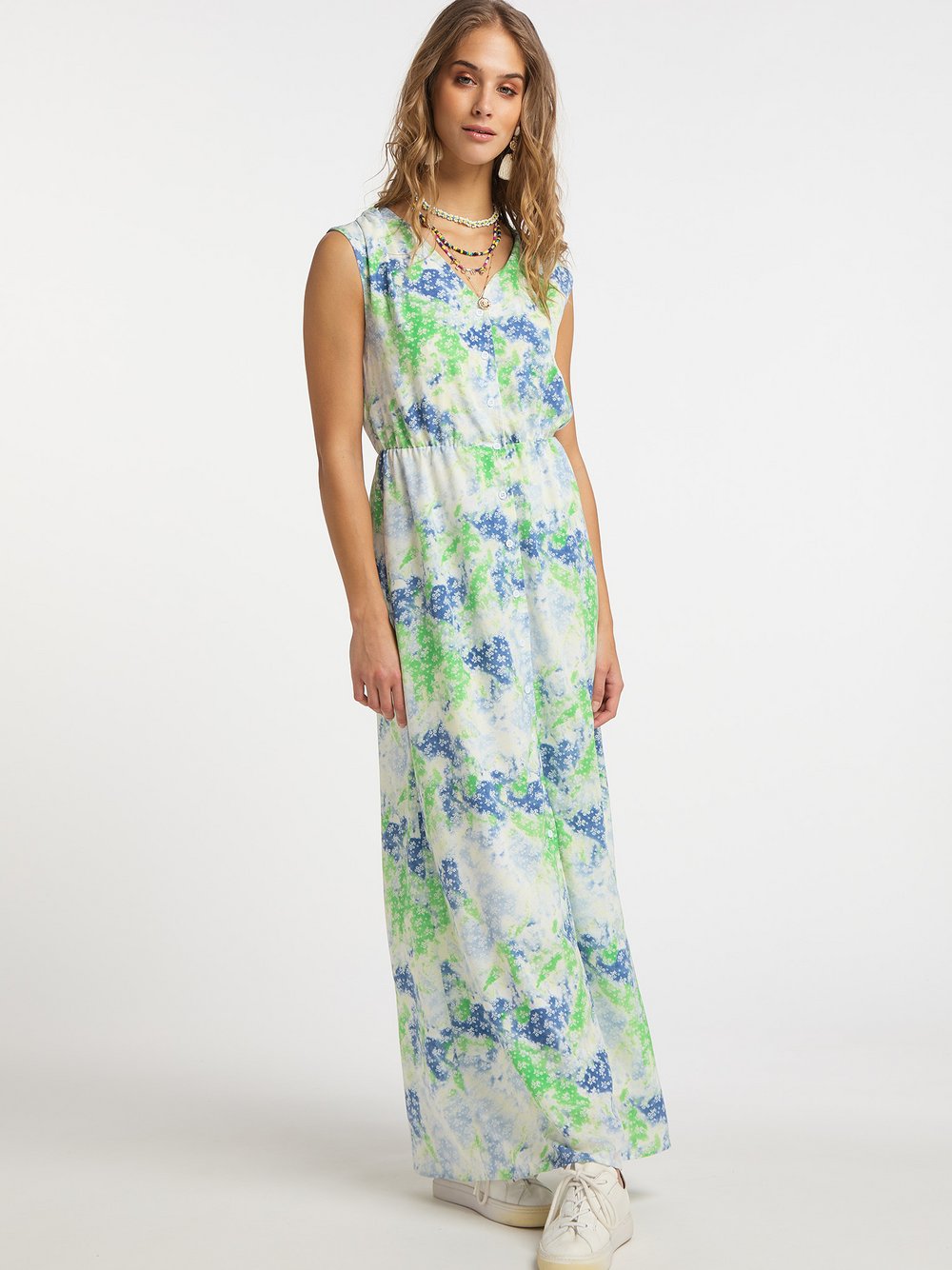 IZIA Maxikleid mit Allover-Print Damen gemustert