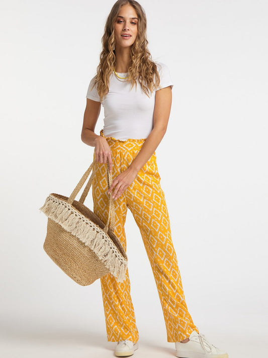 IZIA Schlauch Damen Viskose gemustert