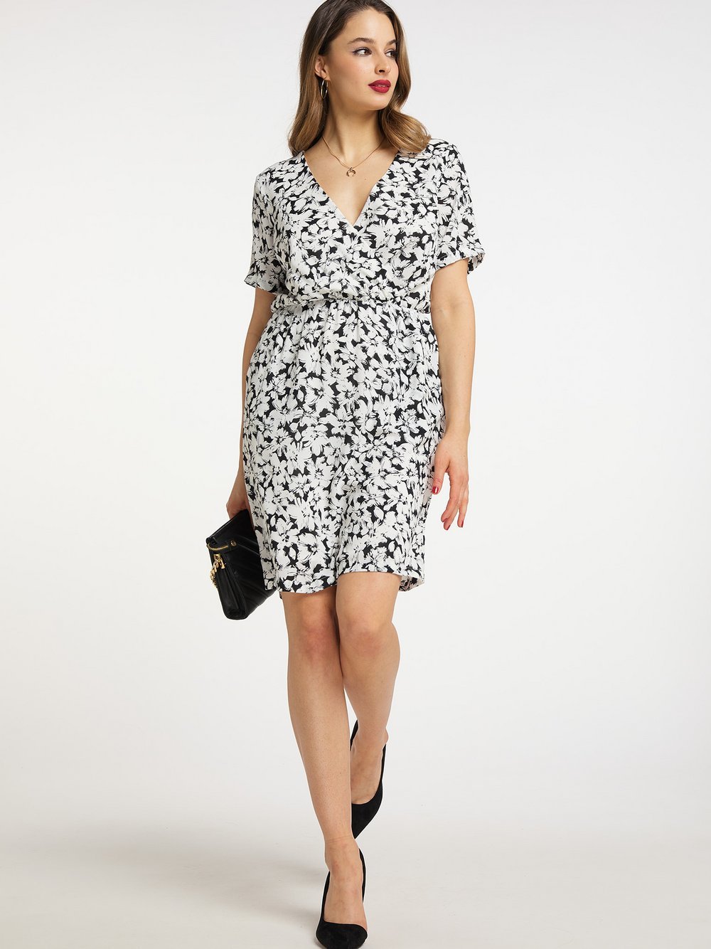 Faina Kleid mit Blumenmuster Damen gemustert