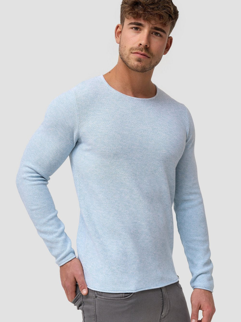 Indicode Strickpullover Herren Feinstrick