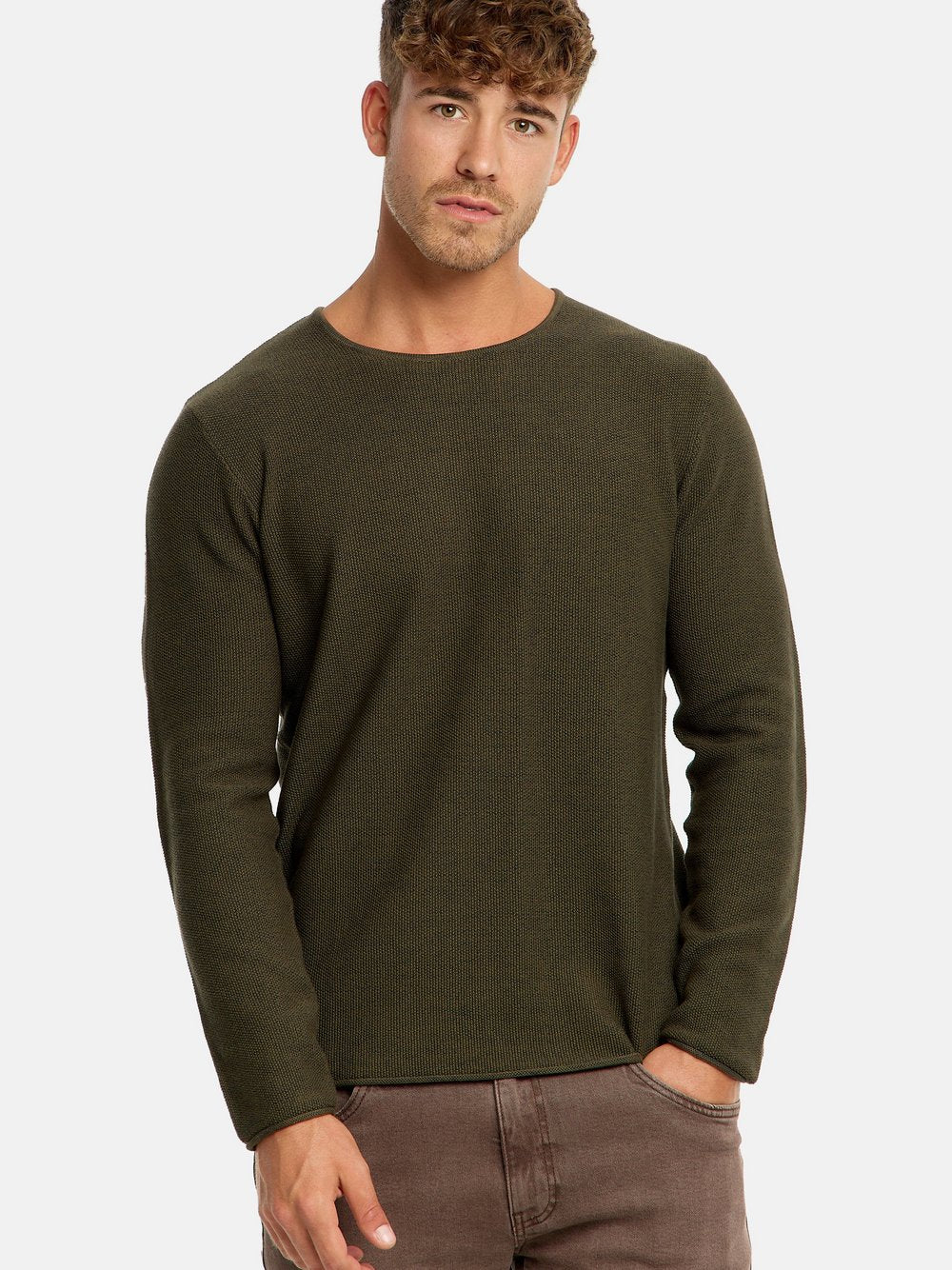 Indicode Strickpullover Herren Feinstrick