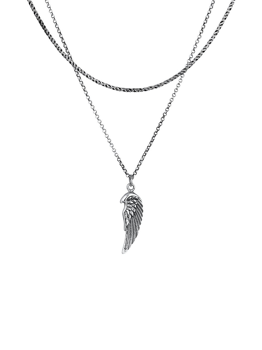 KUZZOI Halskette Damen Sterlingsilber