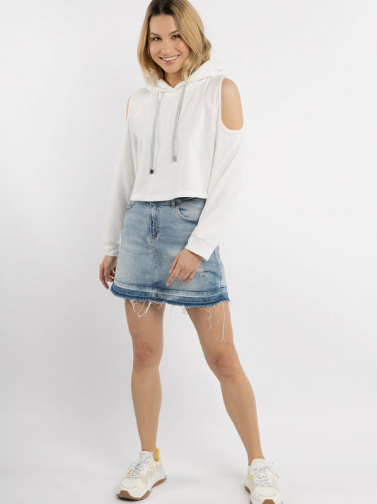 IZIA Kurzer Hoodie Damen