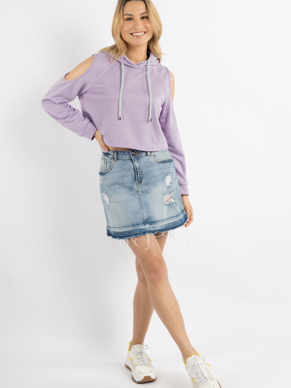 IZIA Kurzer Hoodie Damen