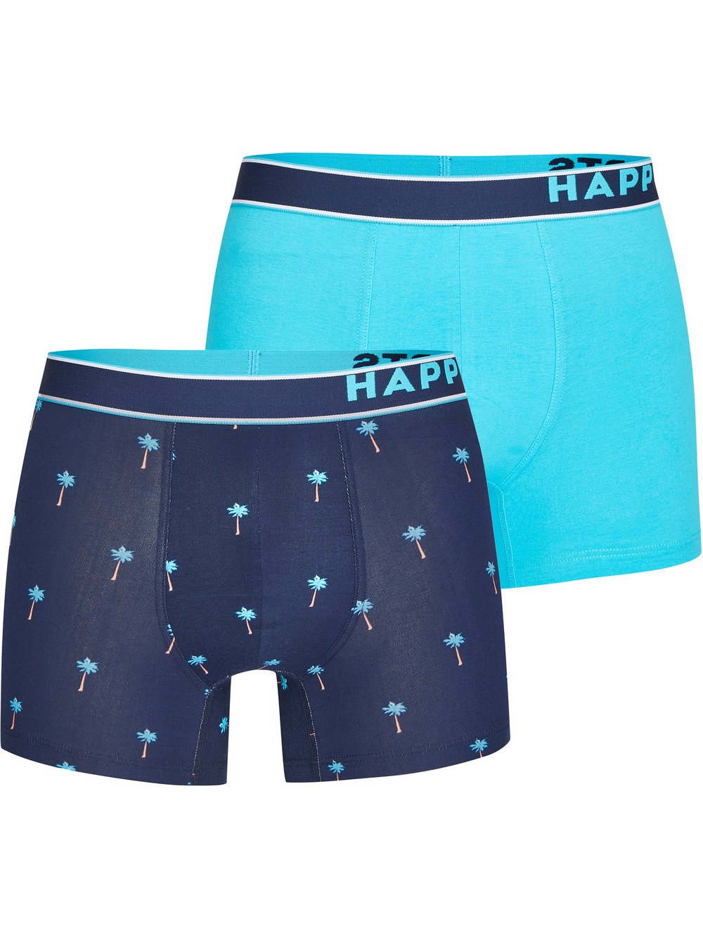 HAPPY SHORTS Boxer Herren Jersey gemustert