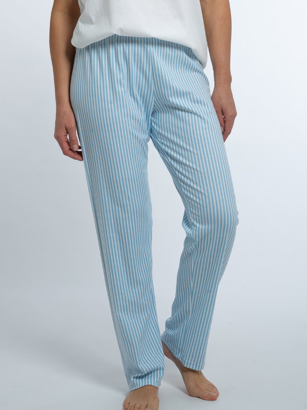 Mey Schlafanzug Hose Damen Baumwolle gestreift