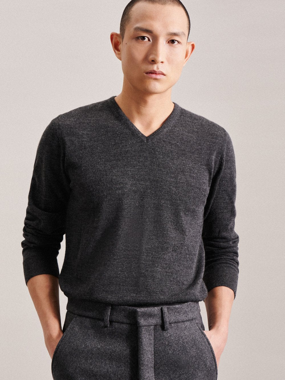 Seidensticker Business Hemd Herren Slim Fit Baumwolle