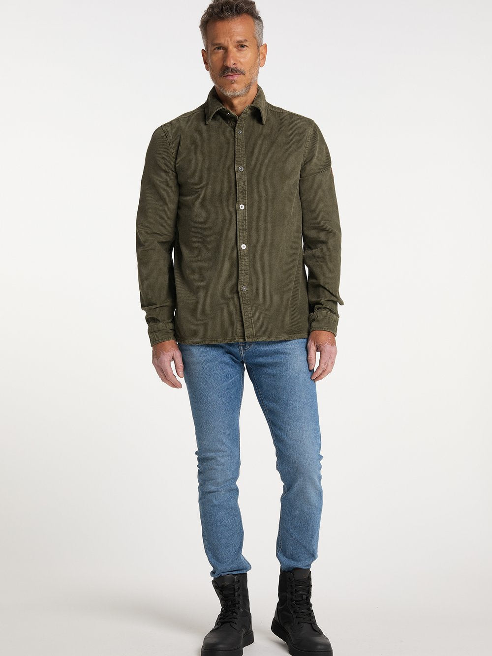 Dreimaster Hemd Herren Regular Fit Baumwolle