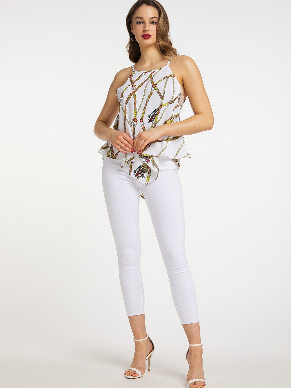 Faina Spitze Damen gemustert