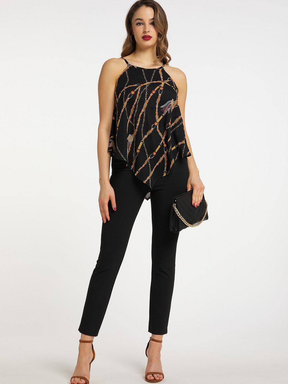 Faina Spitze Damen gemustert