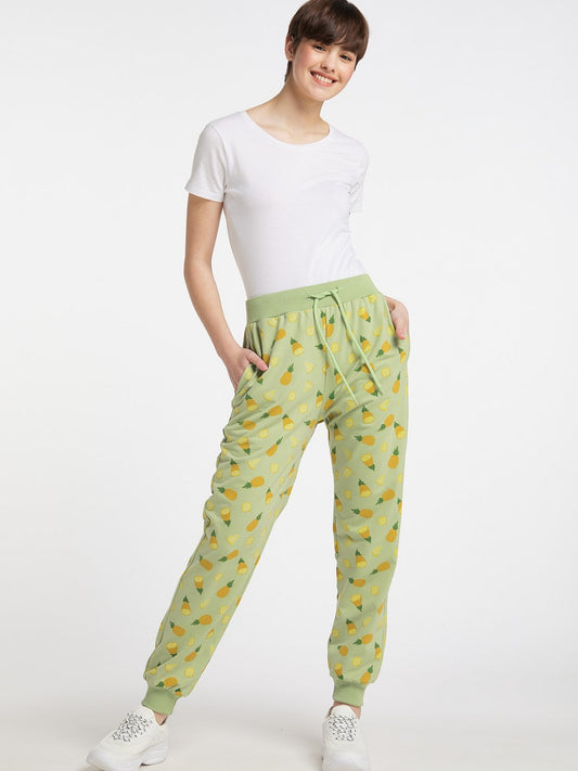 MyMo Jogginghose Damen gemustert