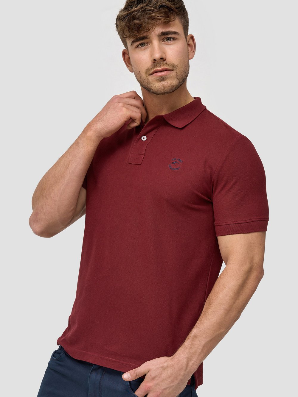 Indicode Poloshirt Herren Baumwolle