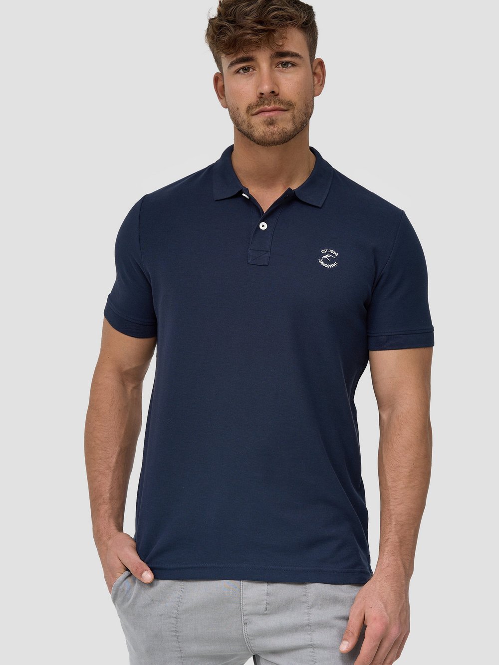 Indicode Poloshirt Herren Baumwolle