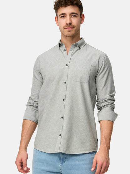 Indicode Hemd Langarm Herren Regular Fit Baumwolle