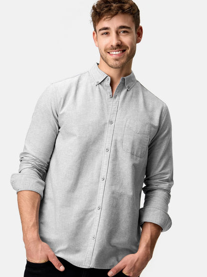 Indicode Hemd Langarm Herren Regular Fit Baumwolle