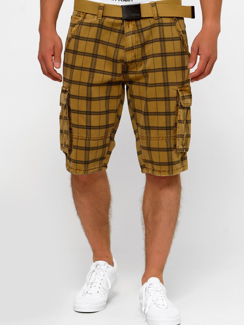 Indicode Shorts Cargo Herren Baumwolle