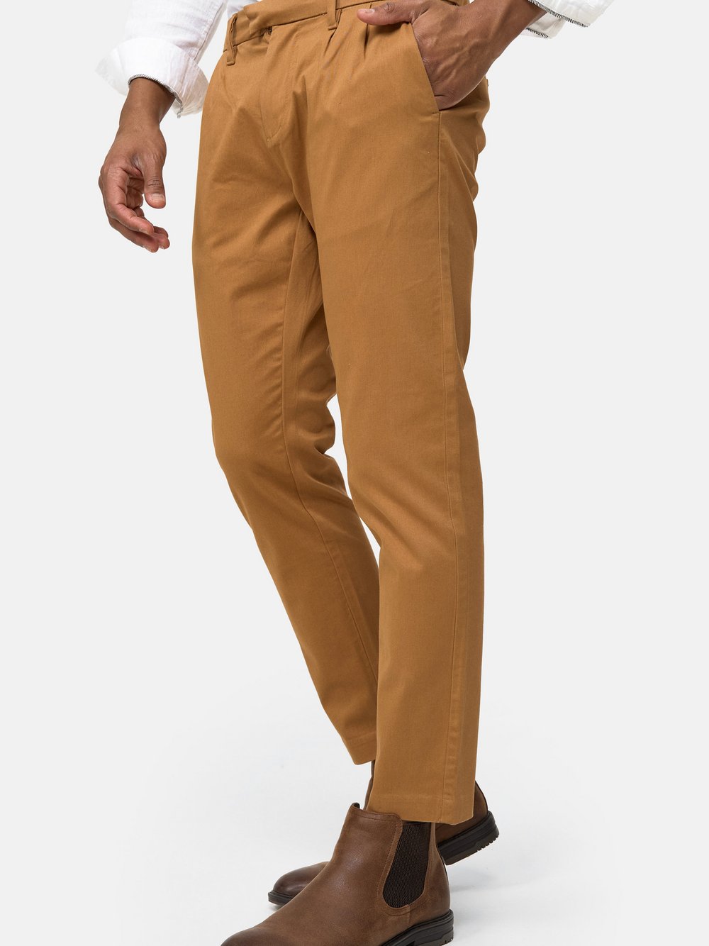 Indicode Chinohose Herren Baumwolle