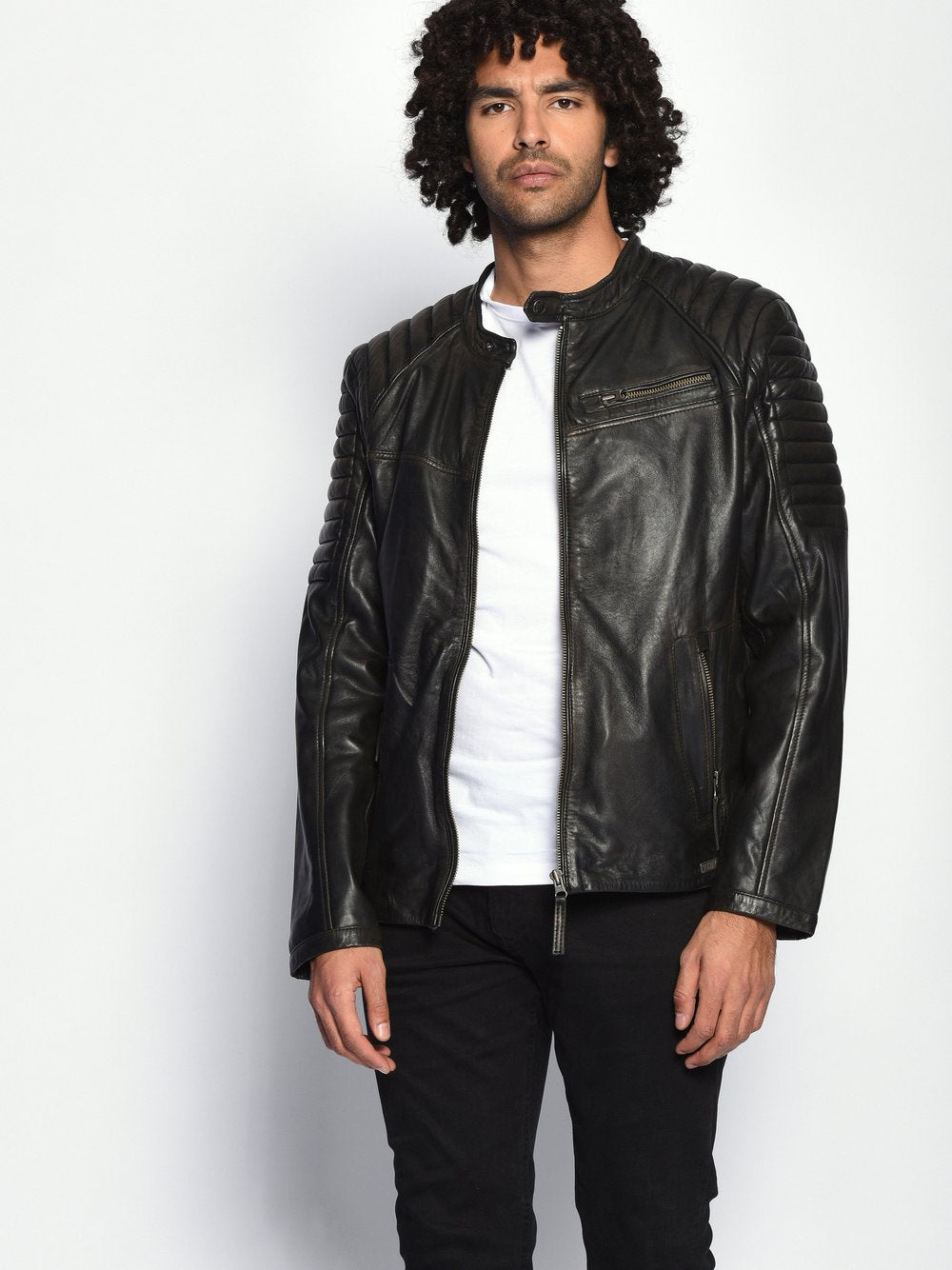 Mustang Lederjacke Herren