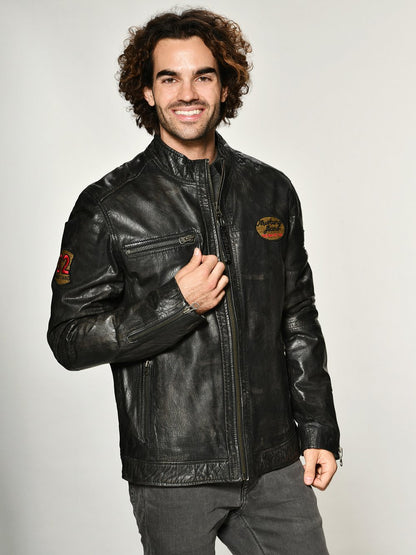 Mustang Lederjacke Herren