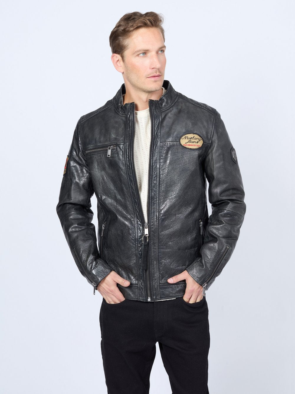 Mustang Lederjacke Herren
