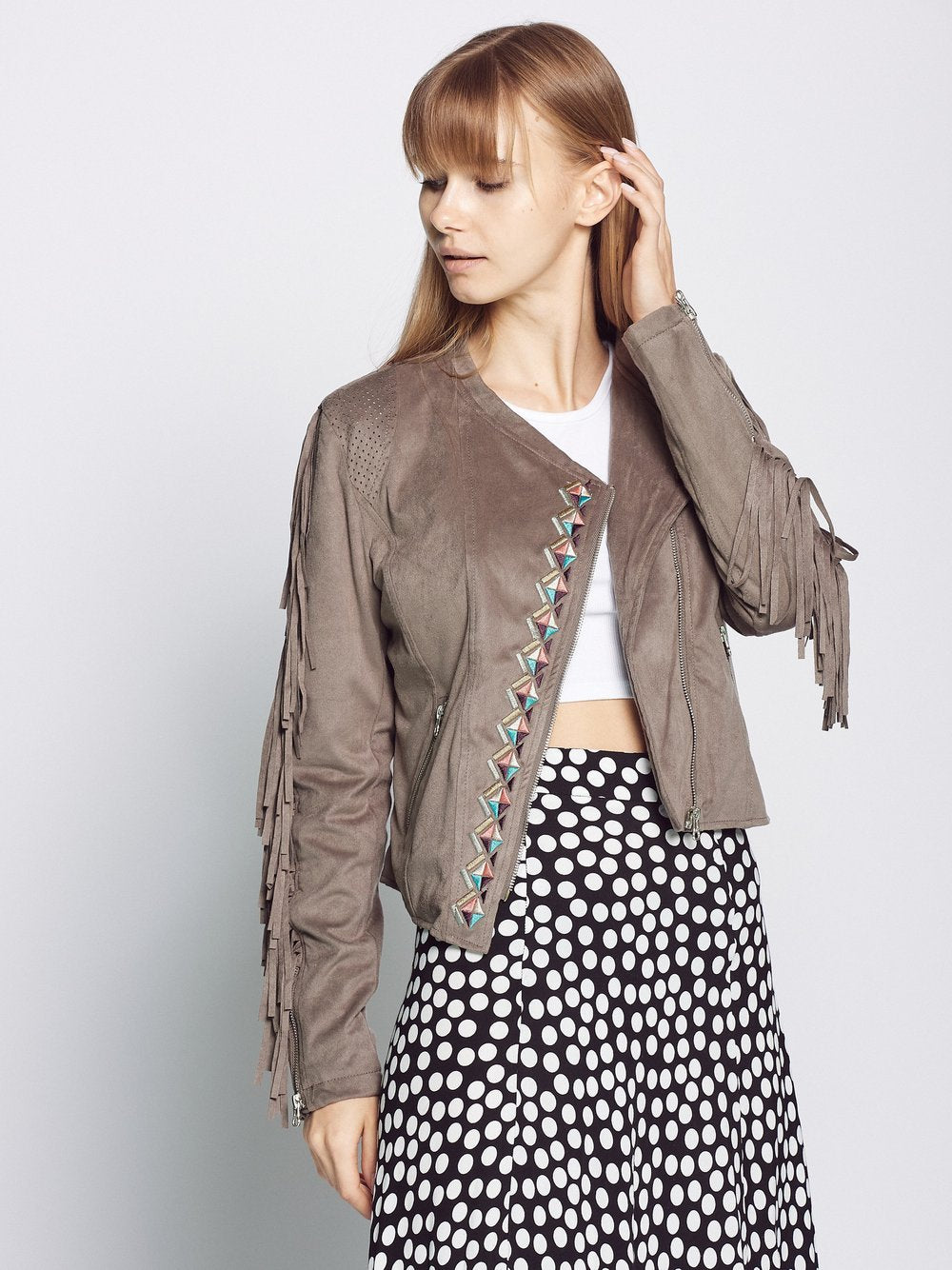 Maze Jacke Damen Kunstleder