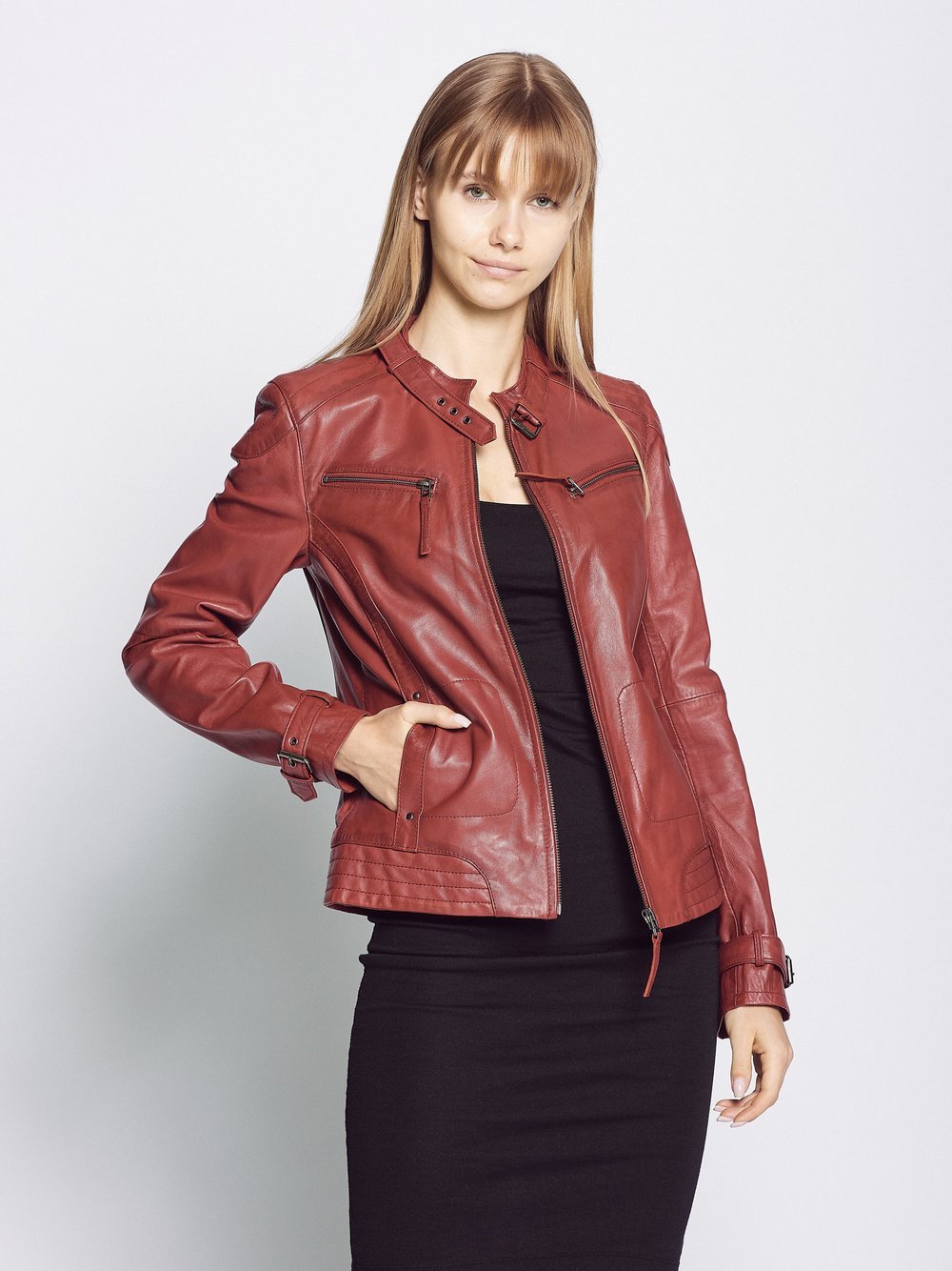 Mustang Lederjacke Damen