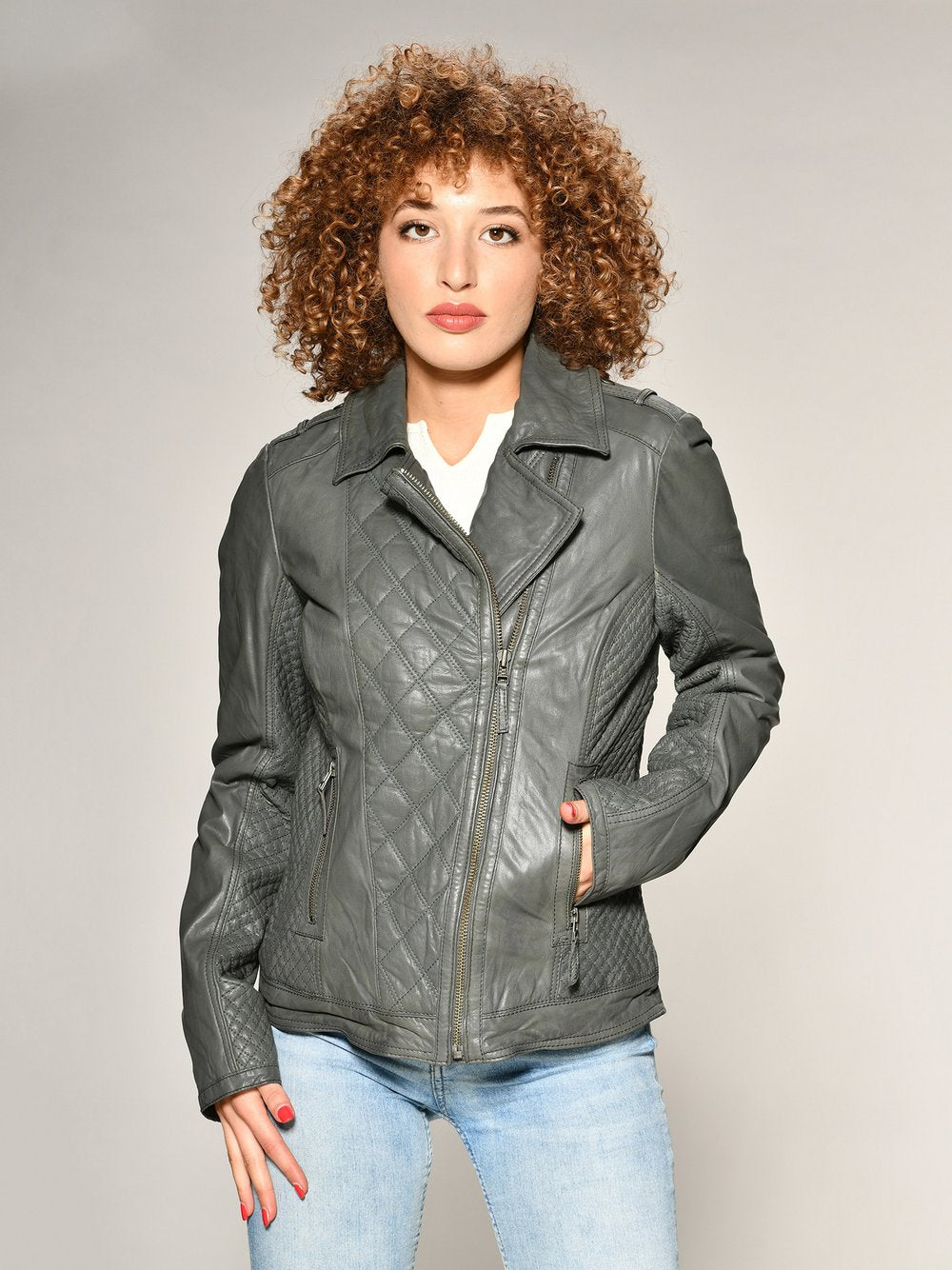 Mustang Lederjacke Damen