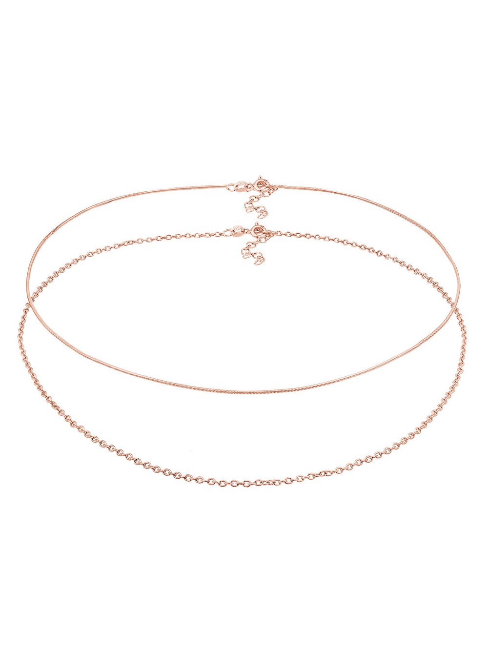 Elli Halskette Damen Sterlingsilber roségold