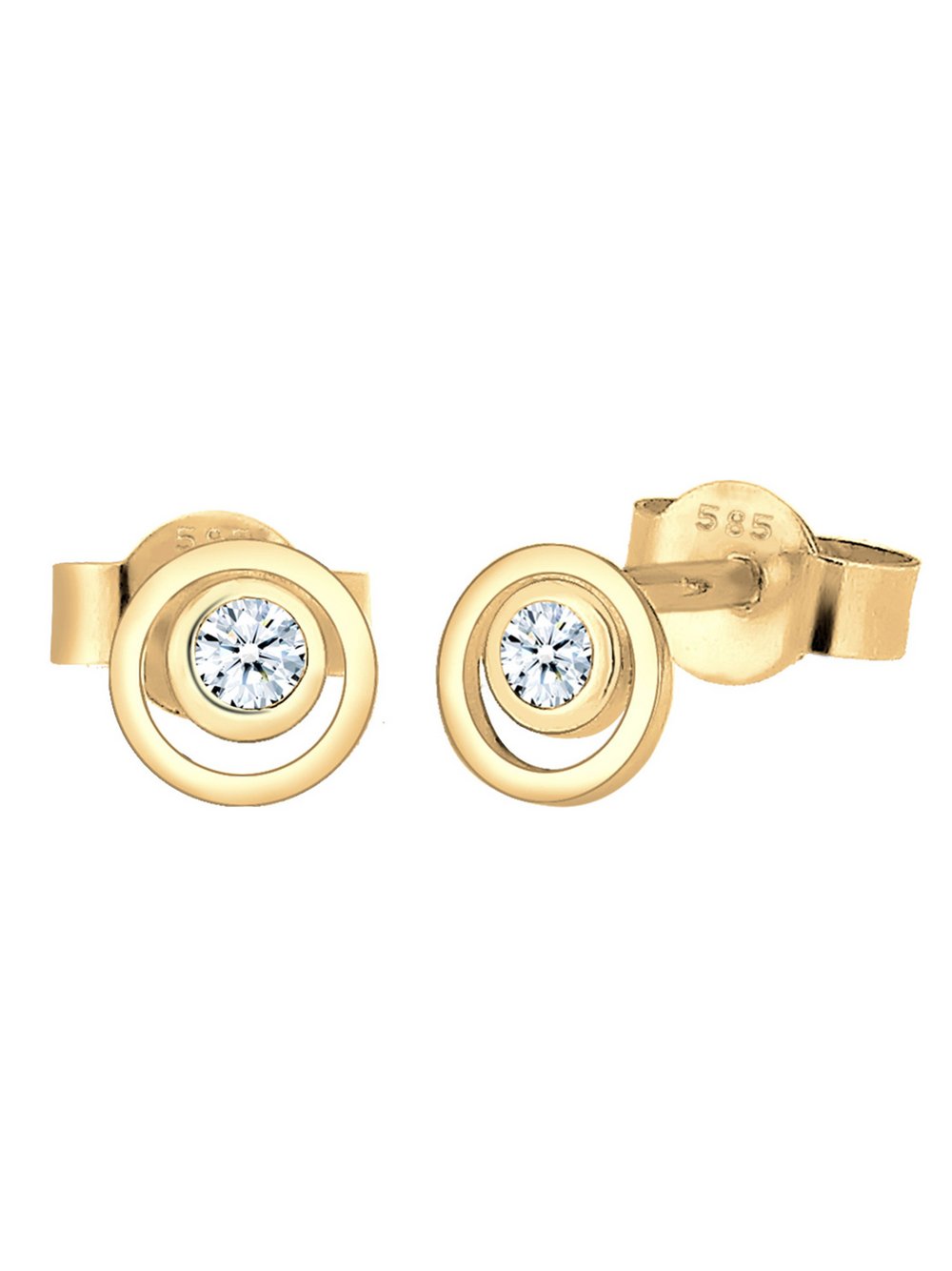 Elli Diamonds Ohrringe Damen Gelbgold